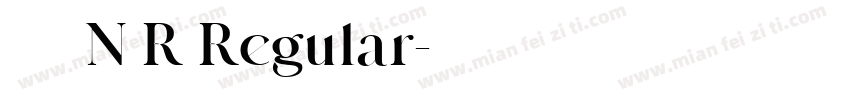 りいてがきN R Regular字体转换
